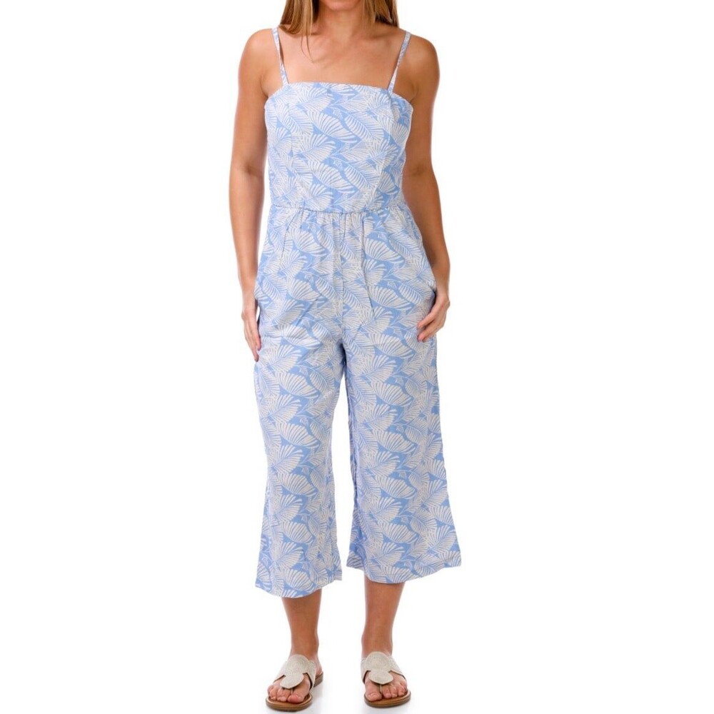 Women’s Junior  Sleeveless Woven Jumpsuit Size M